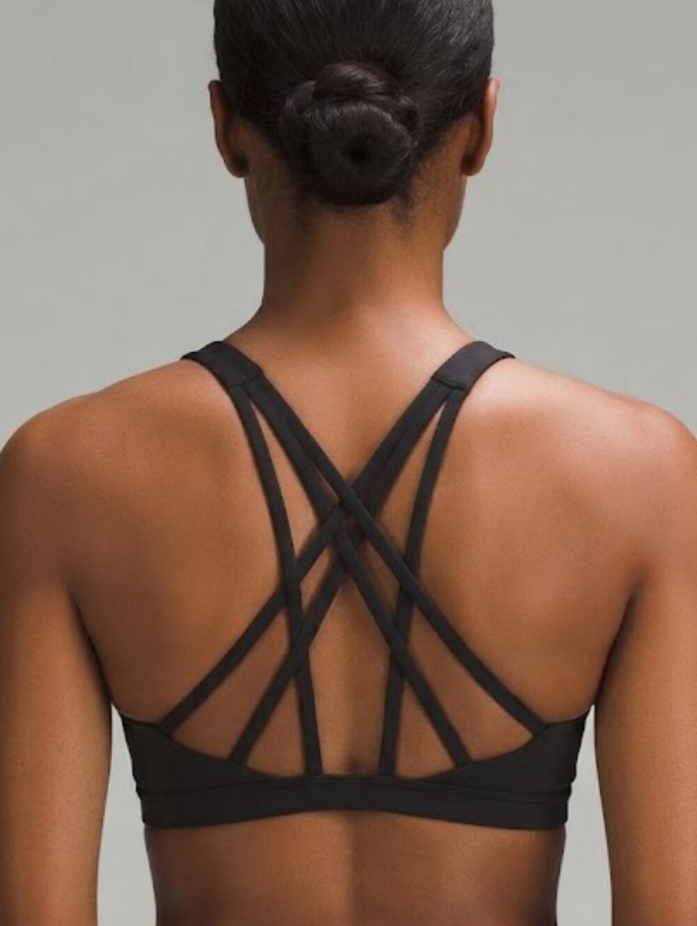 Lululemon Free To Be Serene Bra High Neck Black Yoga Gym Workout! 10